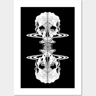 As Above So Below Esoteric Skull Posters and Art